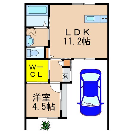 ＬＥＶＡＮＴＥの物件間取画像